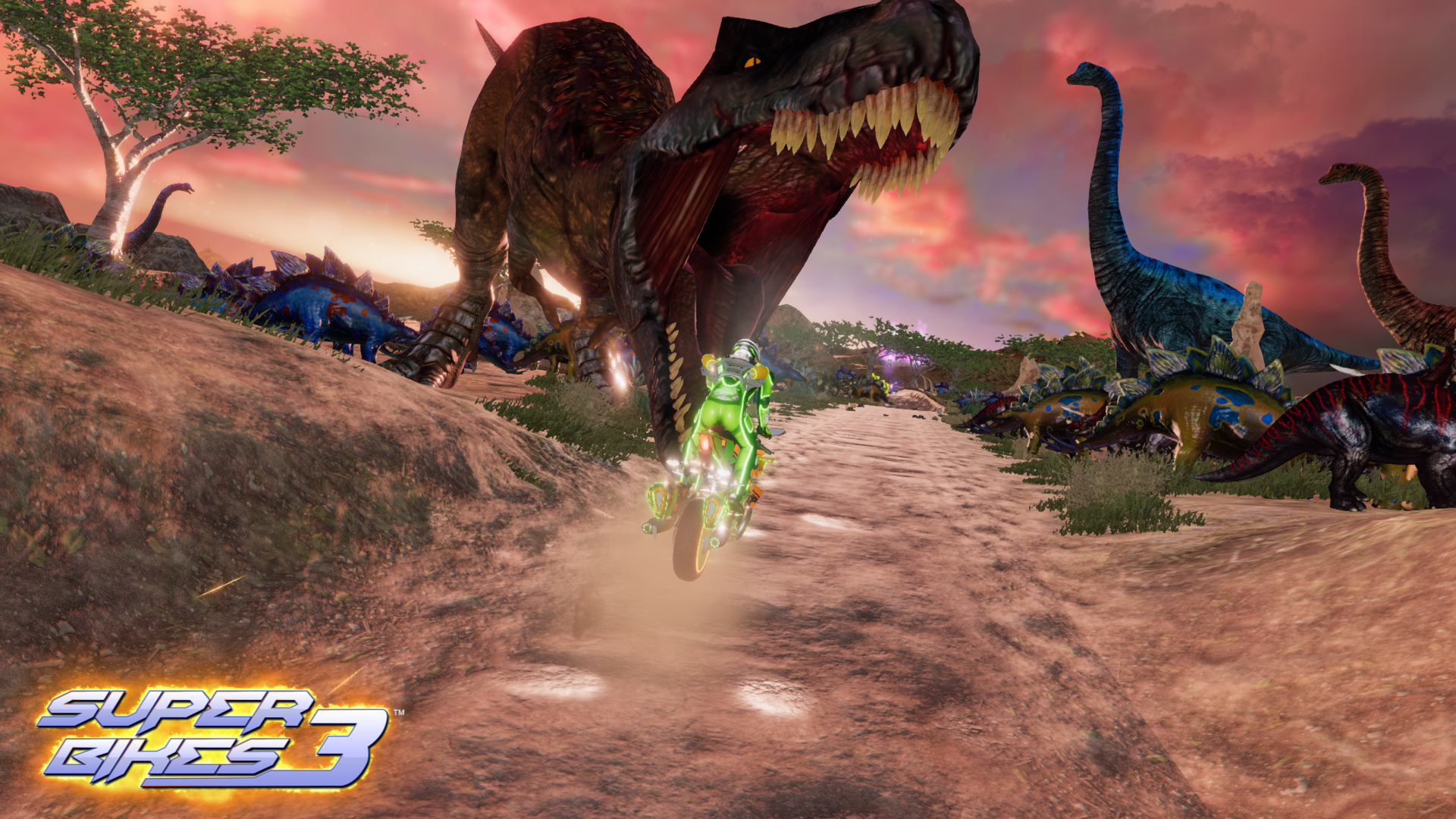 Raw Thrills Super Bikes 3 Racing Arcade Game