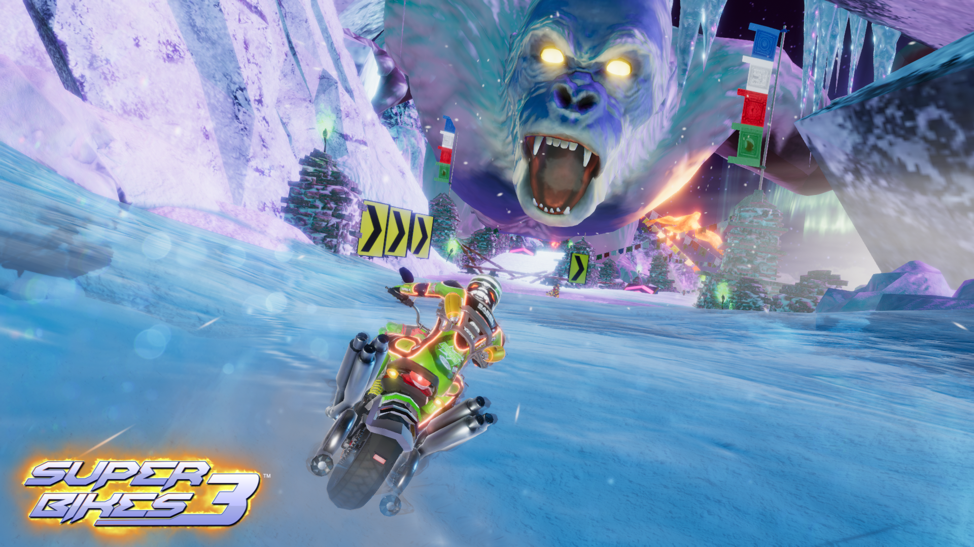 Raw Thrills Super Bikes 3 Racing Arcade Game
