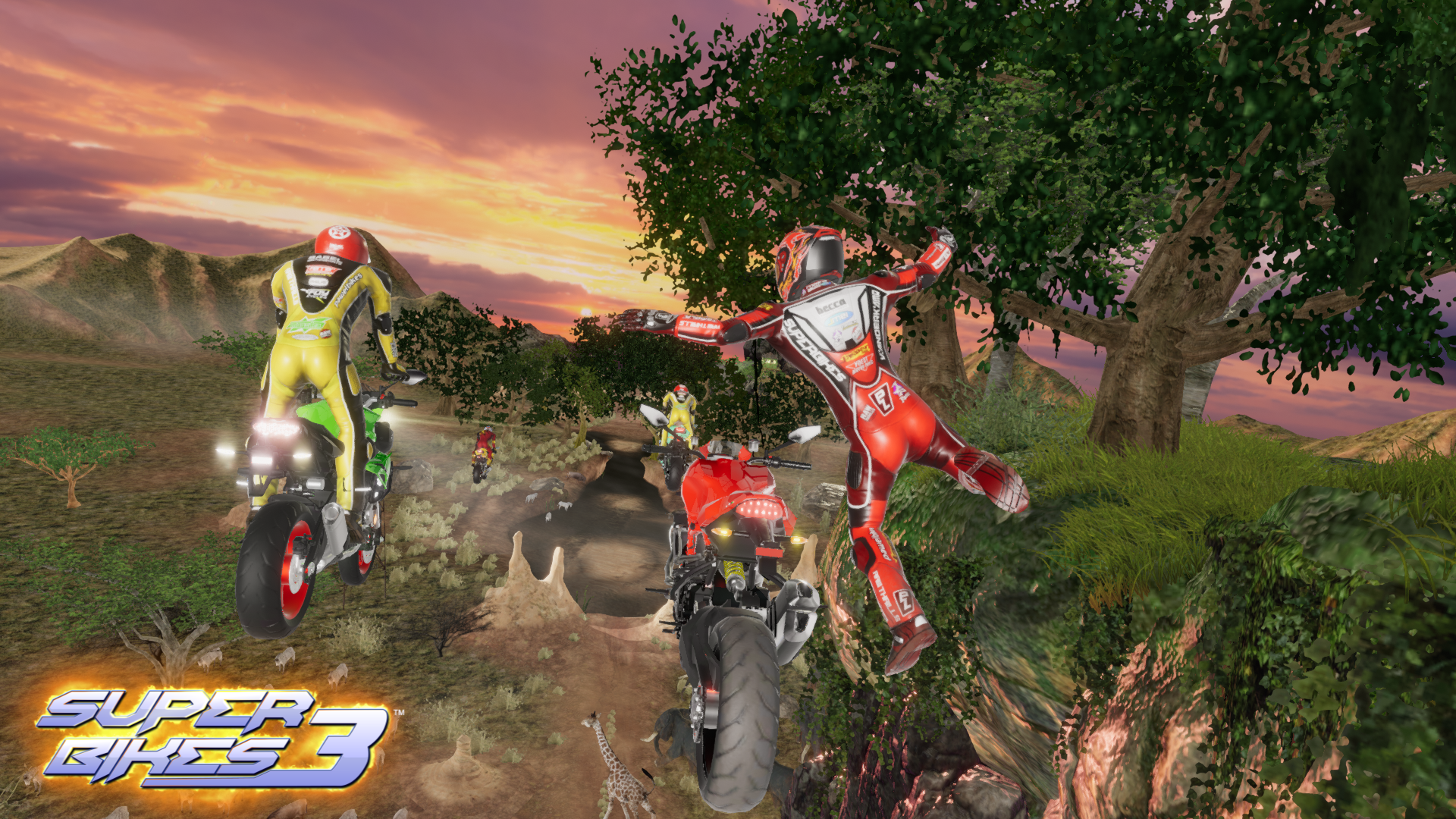 Raw Thrills Super Bikes 3 Racing Arcade Game