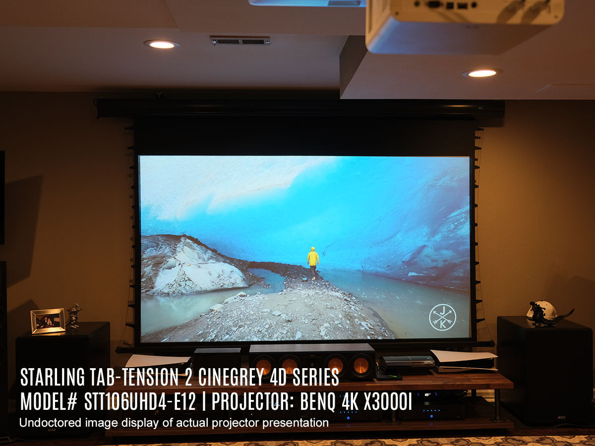 Elite Screens Starling Tab-Tension 2 CineGrey 4D Series
