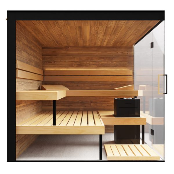 ThermaSol Lumaria - Glass, 2-6 Person, Indoor Sauna