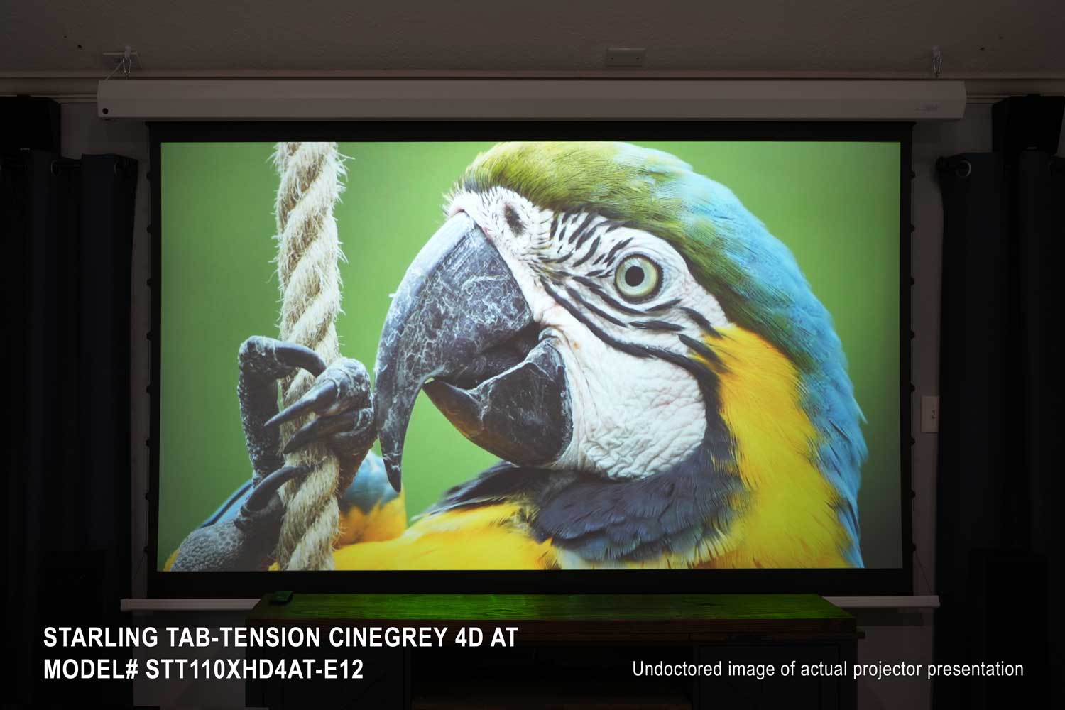 Elite Screens Starling Tab-Tension CineGrey 4D AT Series