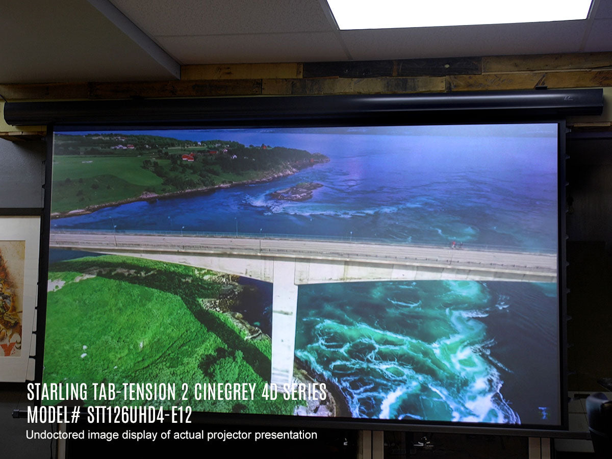 Elite Screens Starling Tab-Tension 2 CineGrey 4D Series