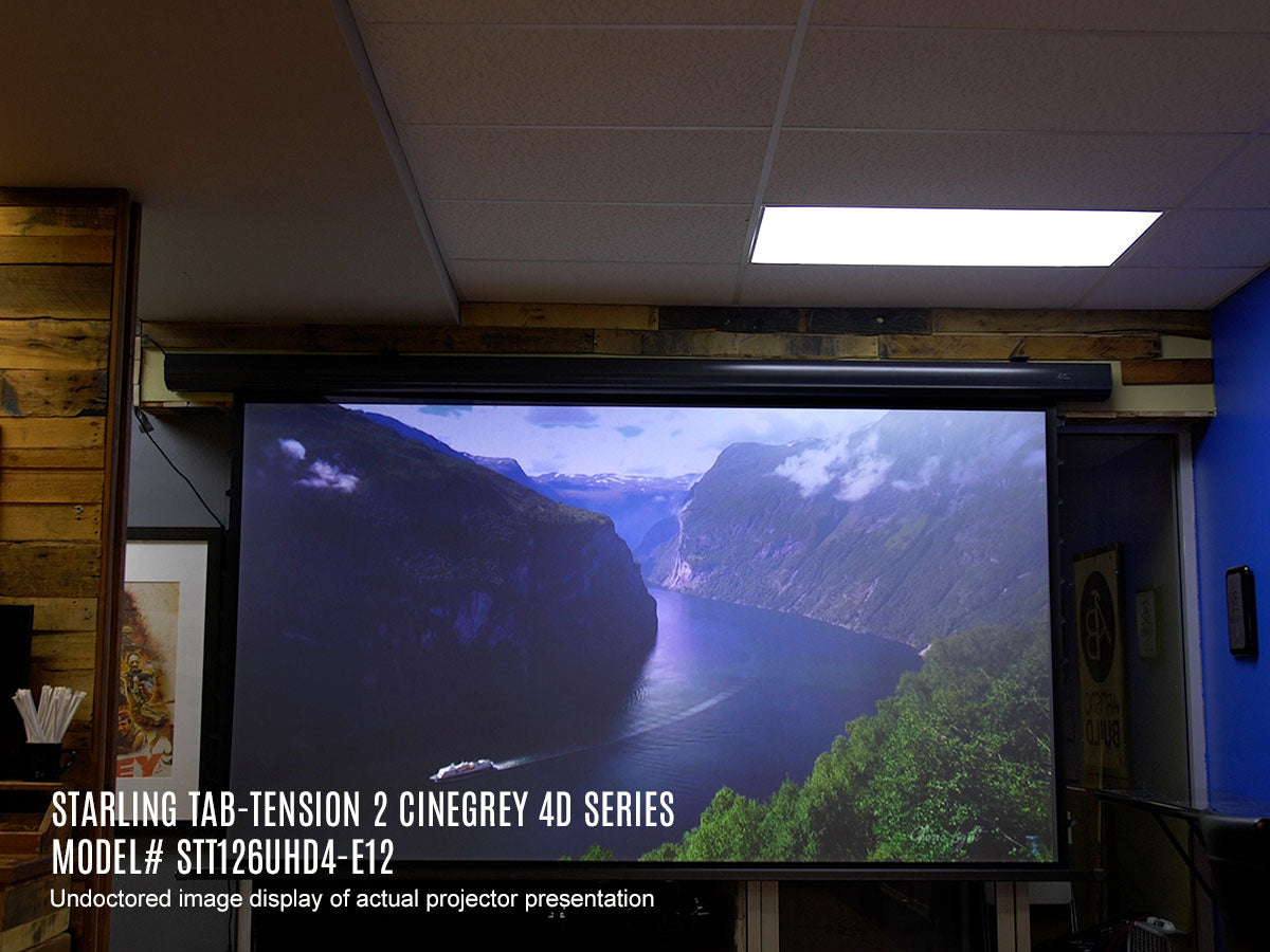 Elite Screens Starling Tab-Tension 2 CineGrey 4D Series