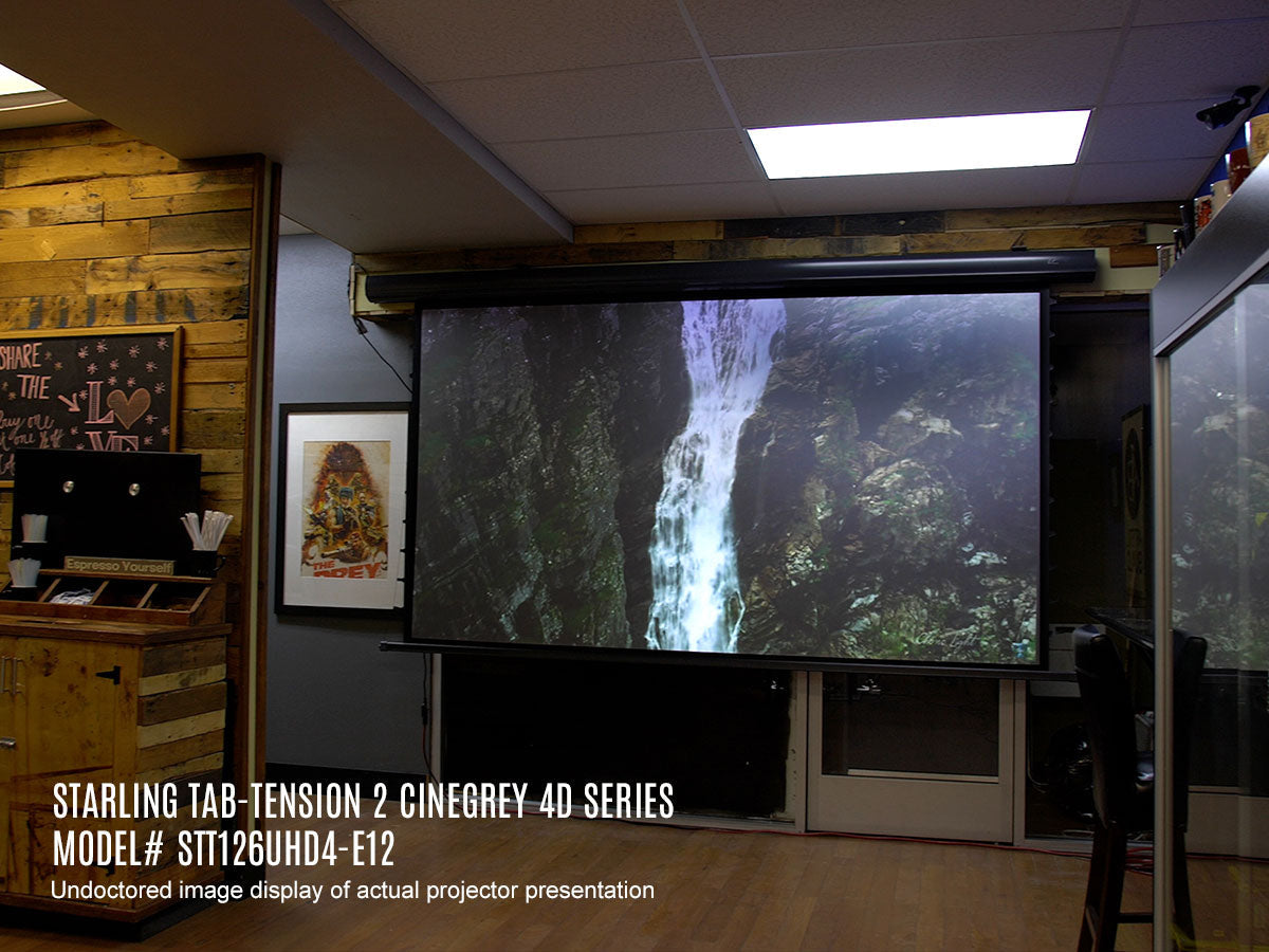 Elite Screens Starling Tab-Tension 2 CineGrey 4D Series