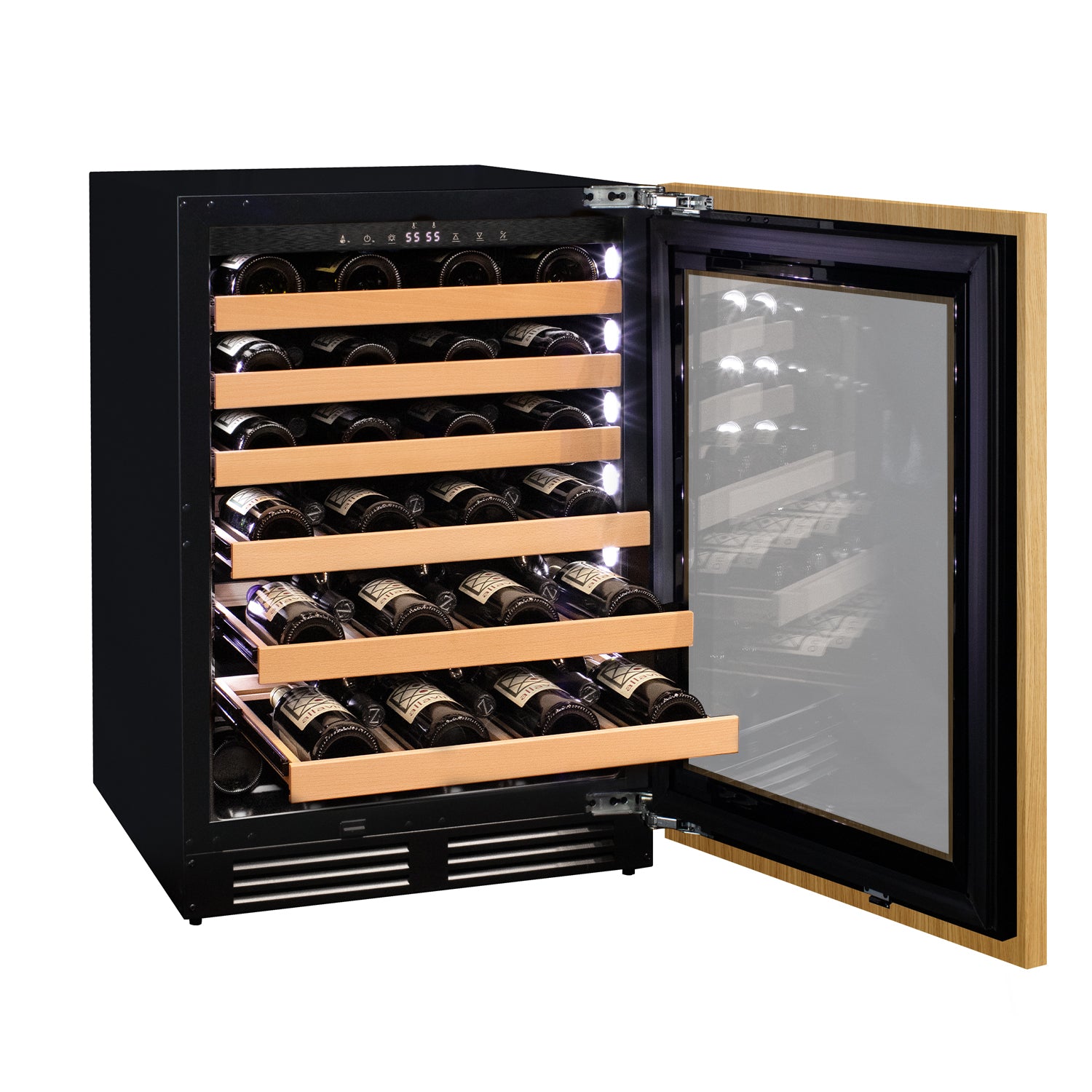 Allavino 24" Wide Dual Zone Panel Ready Wine Refrigerator