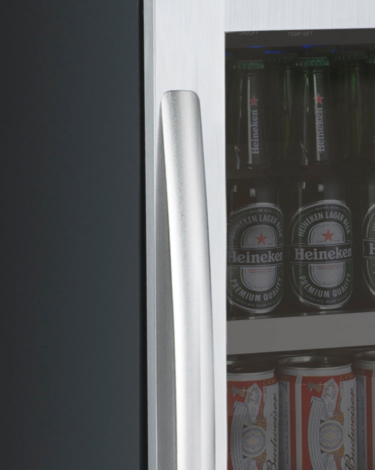Allavino 15" Wide FlexCount II Tru-Vino Stainless Steel Right Hinge Beverage Center - VSBC15-SR20
