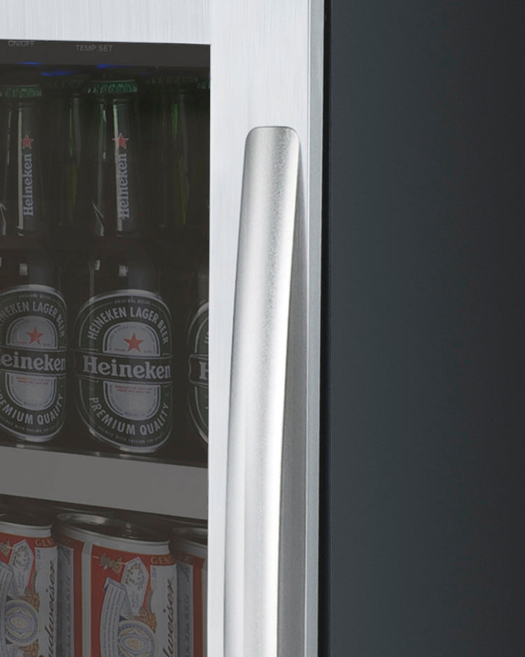 Allavino 15" Wide FlexCount II Tru-Vino Stainless Steel Left Hinge Beverage Center - VSBC15-SL20