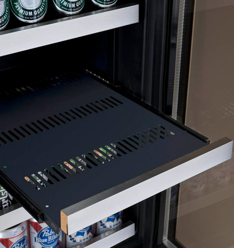 Allavino 15" Wide FlexCount II Tru-Vino Stainless Steel Right Hinge Beverage Center - VSBC15-SR20