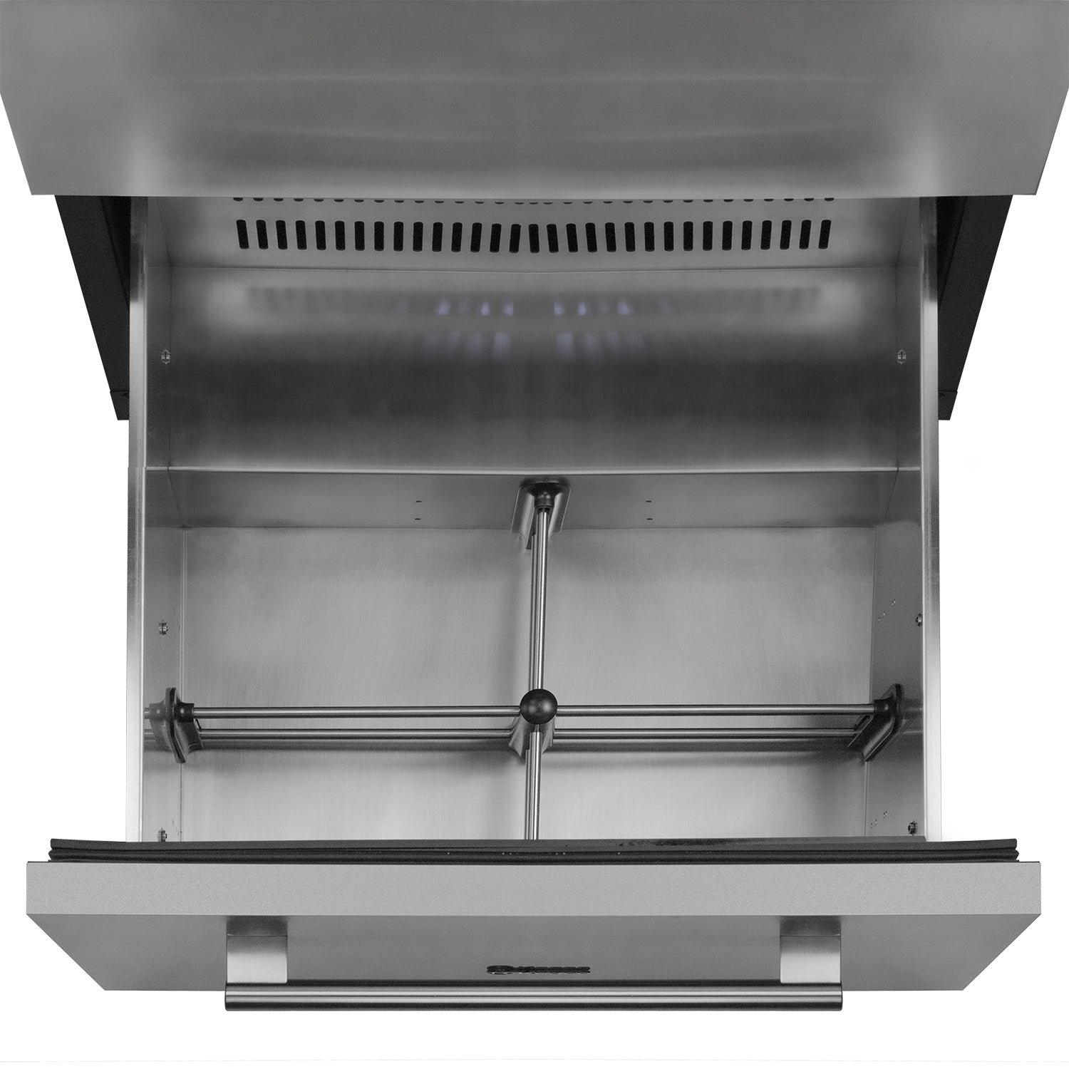 Kegco 24" Wide Outdoor Built-In Stainless Steel Commercial Two-Drawer Refrigerator