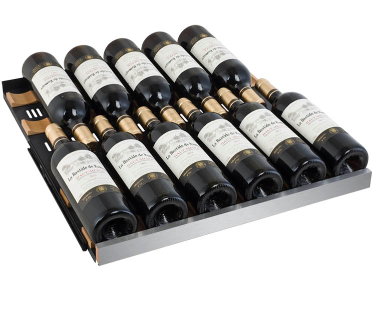 Allavino FlexCount Series 128 Bottle Single Zone Built-in Wine Refrigerator with Stainless Steel Door - Right Hinge