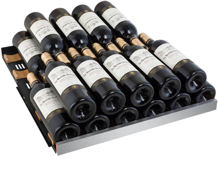 Allavino FlexCount Series 128 Bottle Single Zone Built-in Wine Refrigerator with Stainless Steel Door - Right Hinge