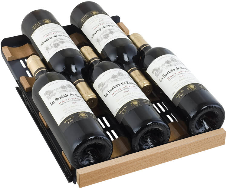 Allavino 15" Wide FlexCount II Tru-Vino 30 Bottle Single Zone Black Wine Refrigerator - VSWR30-1BR20