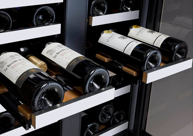 Allavino FlexCount Series 36 Bottle Dual Zone Stainless Steel French Door Wine Refrigerator - VSWR36-2SF20