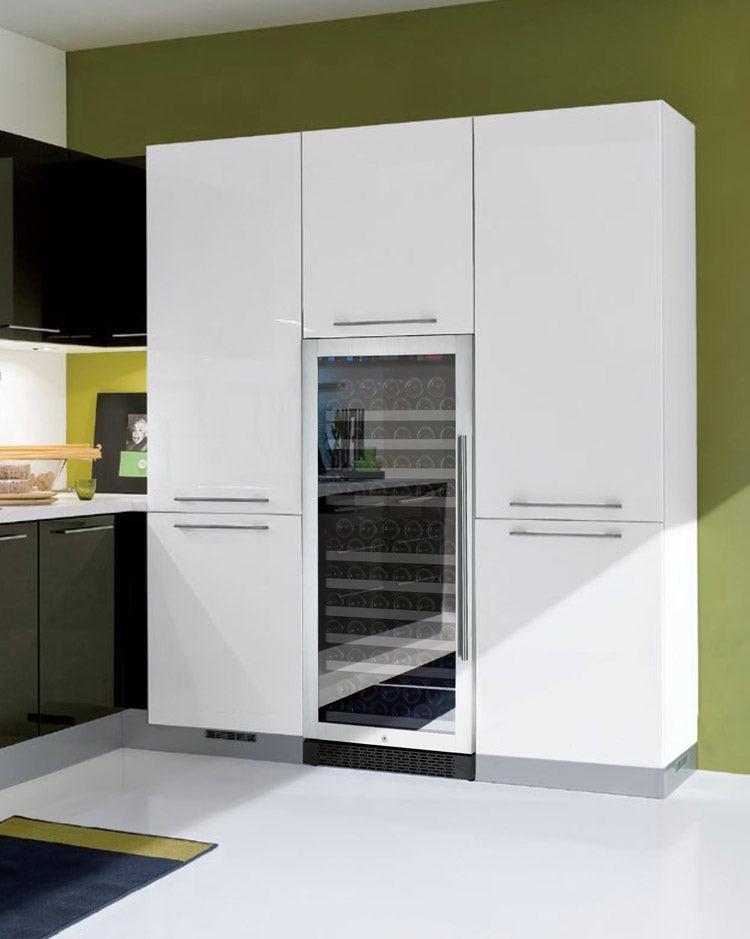 Allavino FlexCount Series 128 Bottle Single Zone Built-in Wine Refrigerator with Stainless Steel Door - Right Hinge