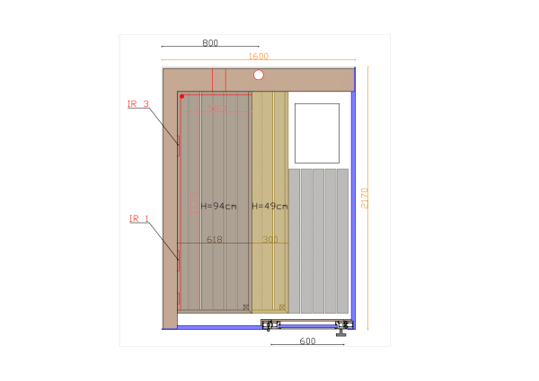 ThermaSol Vera - Glass, 2-3 Person, Outdoor Sauna