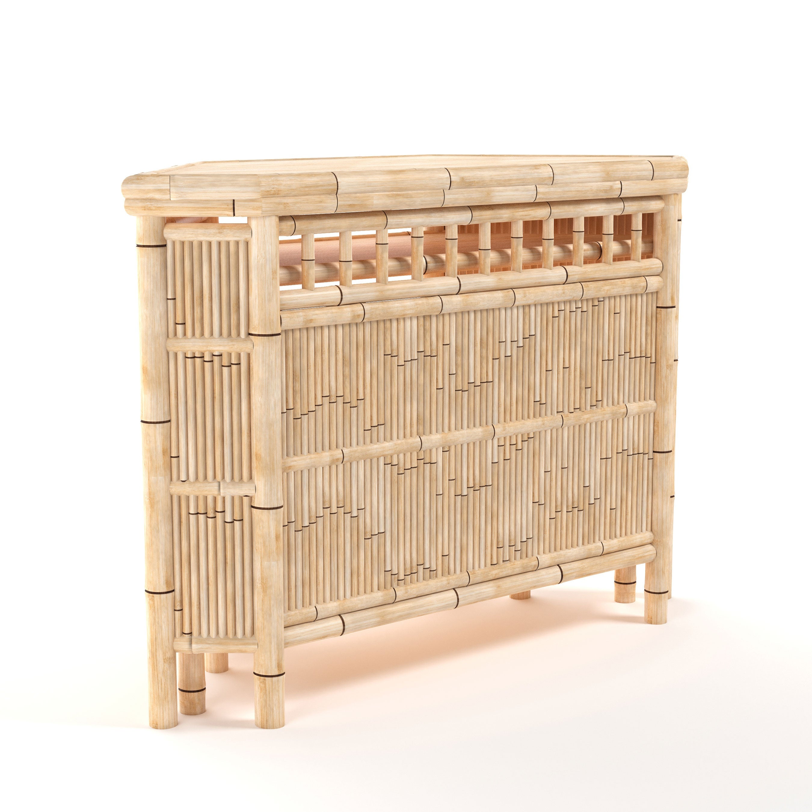Ram Game Room Bamboo Tiki Corner Bar (TCORN)