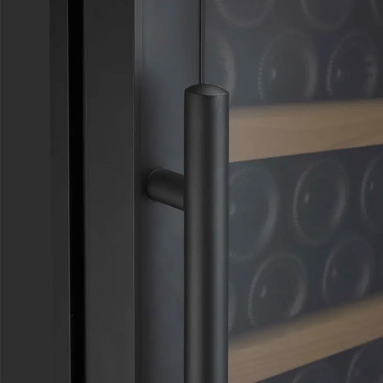 Allavino Vite Series 277 Bottle Single Zone Freestanding Large Capaity Wine Refrigerator with Black Door - Right Hinge
