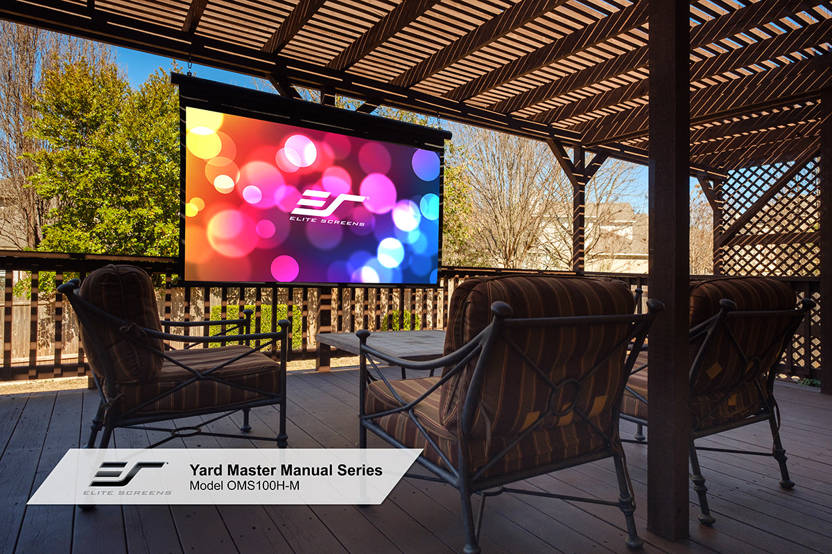 Elite Screens Yard Master Manual Series