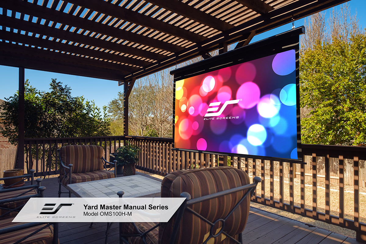Elite Screens Yard Master Manual Series