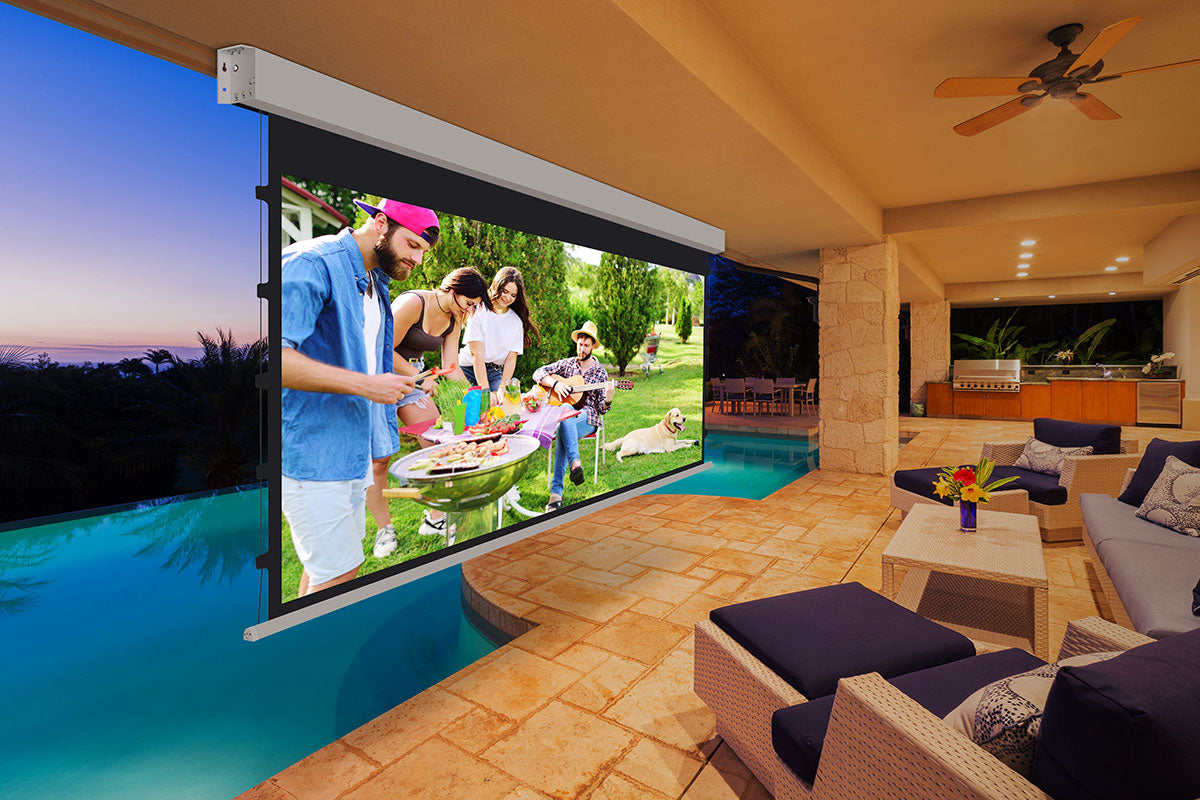 Elite Screens Yard Master Tab-Tension Wireless Series