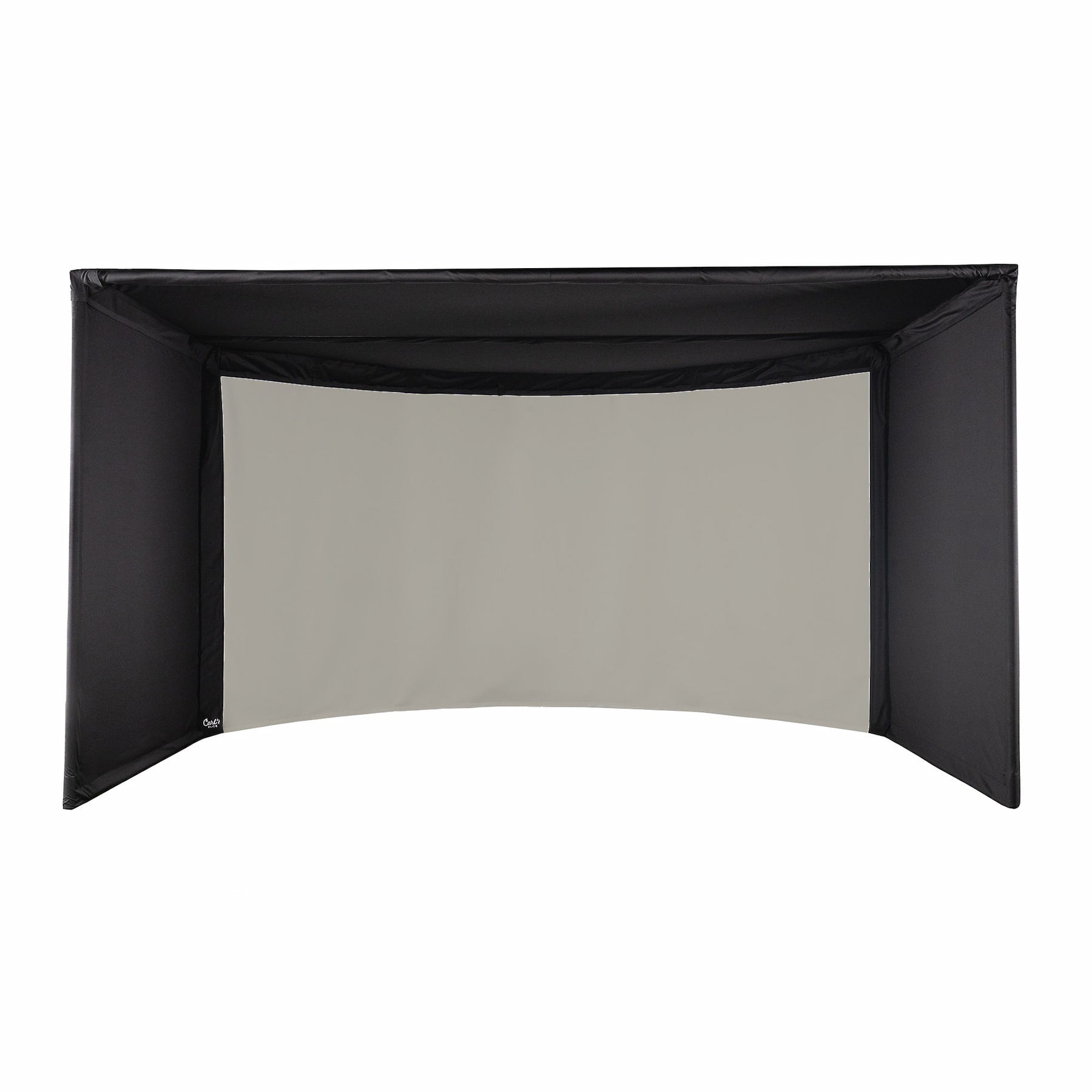 Carl’s Place Curved Golf Simulator Enclosure Kit with Impact Screen