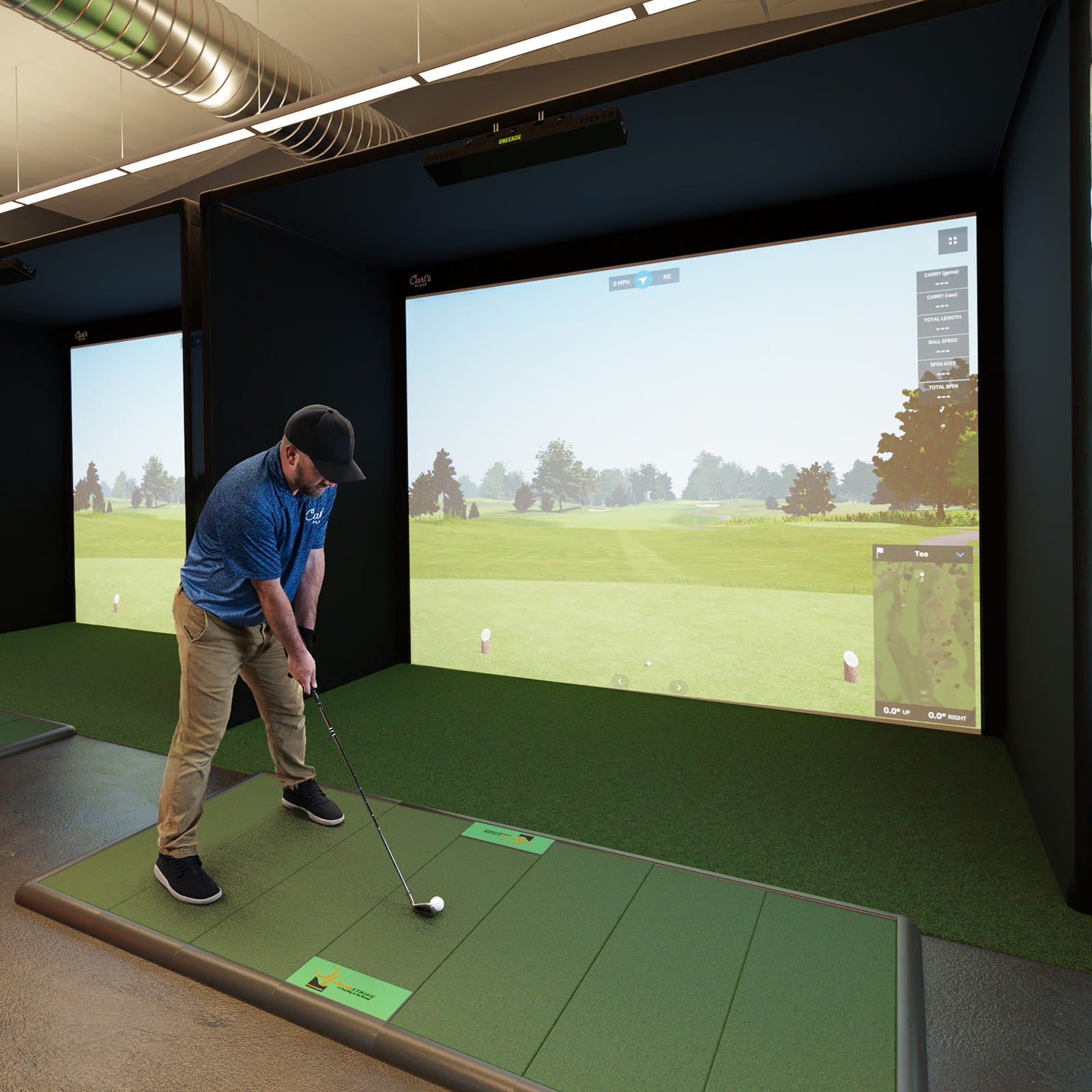 Carl’s Place Pro Golf Enclosure Kit with Impact Screen