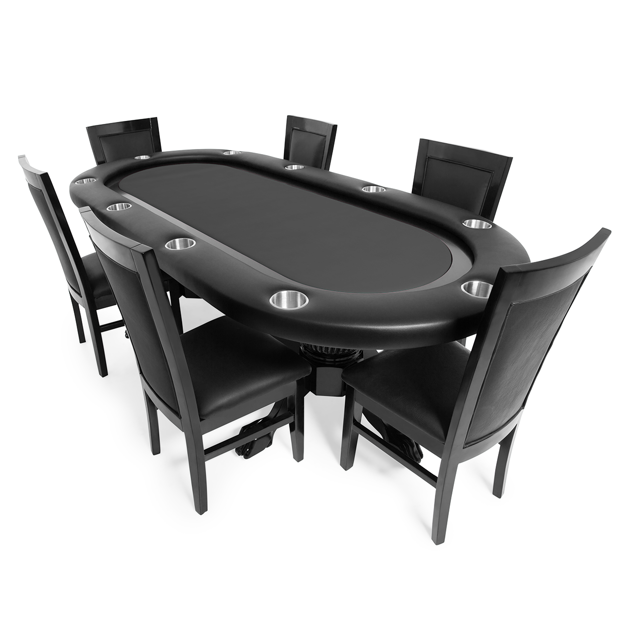 BBO Poker Table The Elite Poker Table with Black Racetrack (2BBO-ELT)