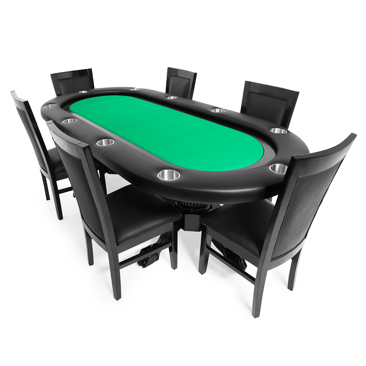 BBO Poker Table The Elite Poker Table with Black Racetrack (2BBO-ELT)