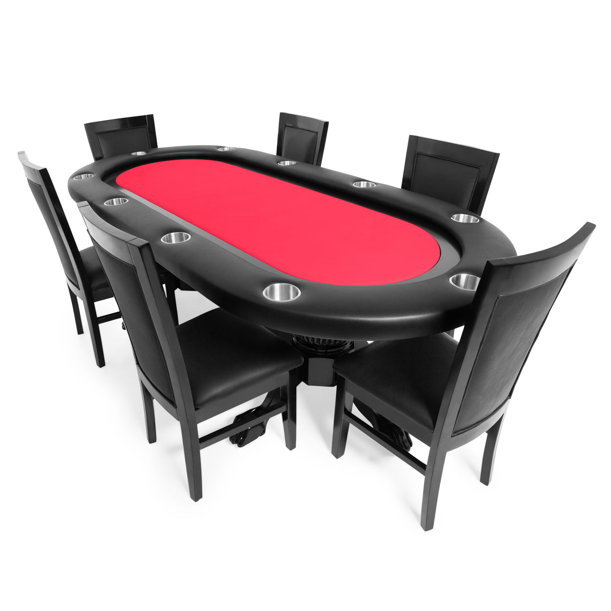 BBO Poker Table The Elite Poker Table with Black Racetrack (2BBO-ELT)