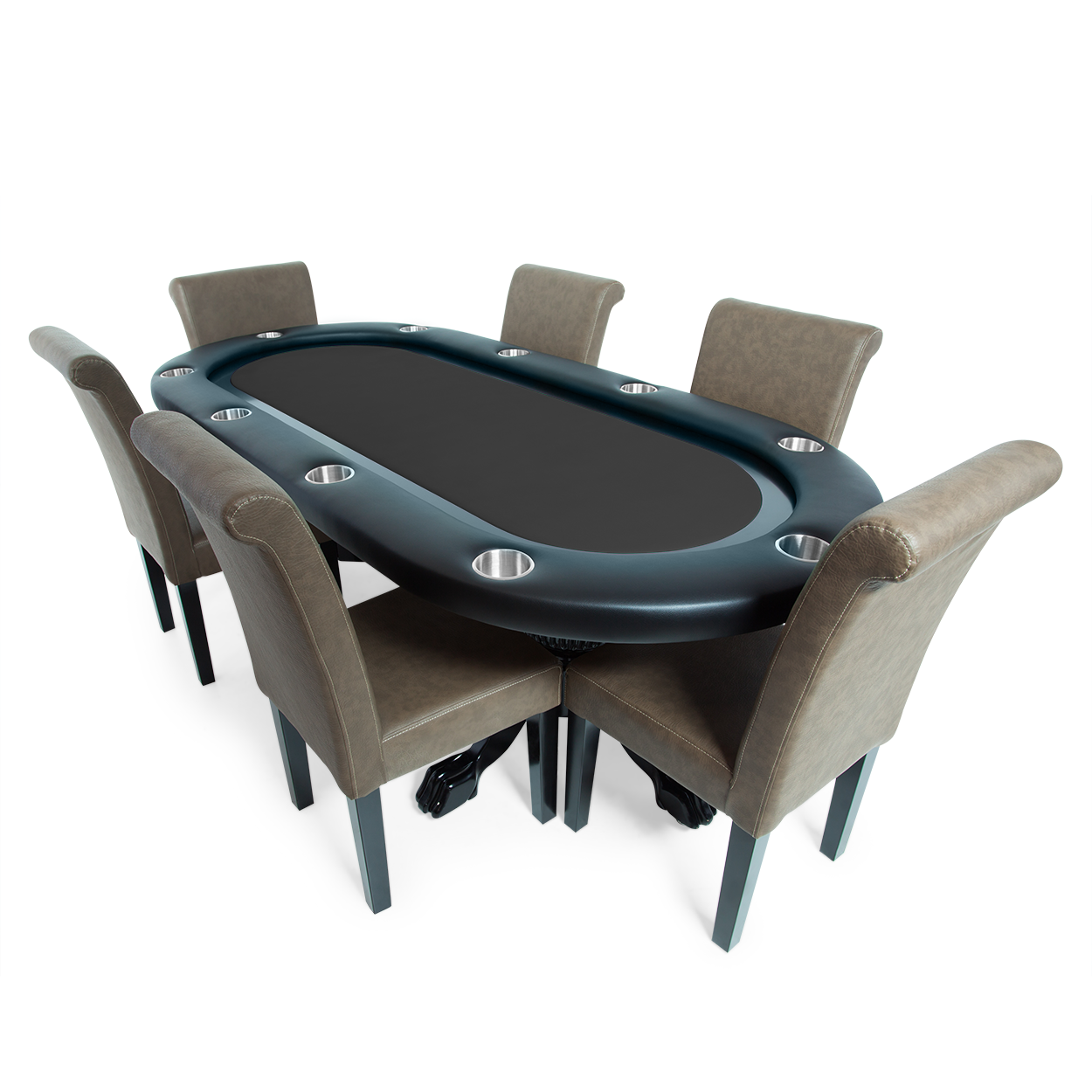 BBO Poker Table The Elite Poker Table with Black Racetrack (2BBO-ELT)