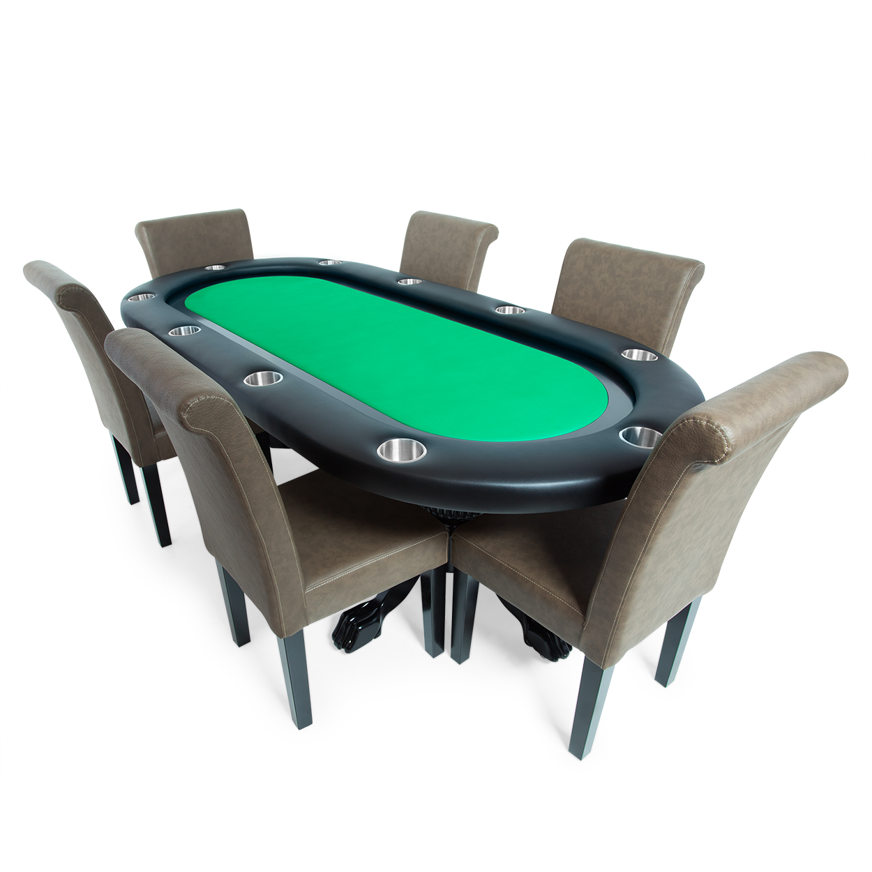 BBO Poker Table The Elite Poker Table with Black Racetrack (2BBO-ELT)