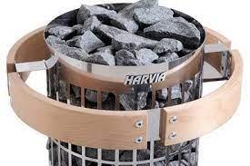 Harvia HPC4 Safety Railing for Cilindro Half Series 11kW Sauna Heater Aspen Wood/Stainless Steel