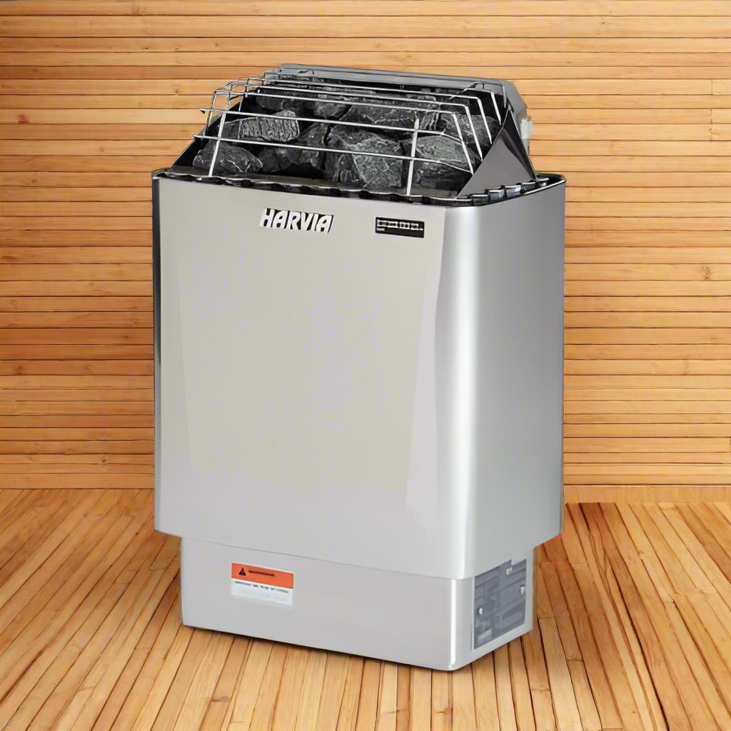 Harvia JH80W2401 Kip Series 8kW Stainless Steel Sauna Heater at 240V 1PH Stainless Steel