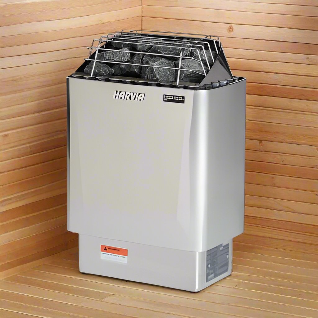 Harvia JH80W2083 Kip Series 8kW Stainless Steel Sauna Heater at 208V 3PH Stainless Steel