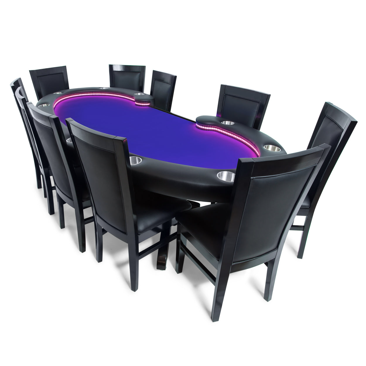 BBO Poker Table The Lumen HD LED Poker Table (2BBO-LUM)