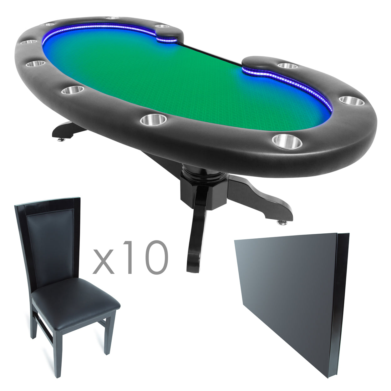 BBO Poker Table The Lumen HD LED Poker Table (2BBO-LUM)