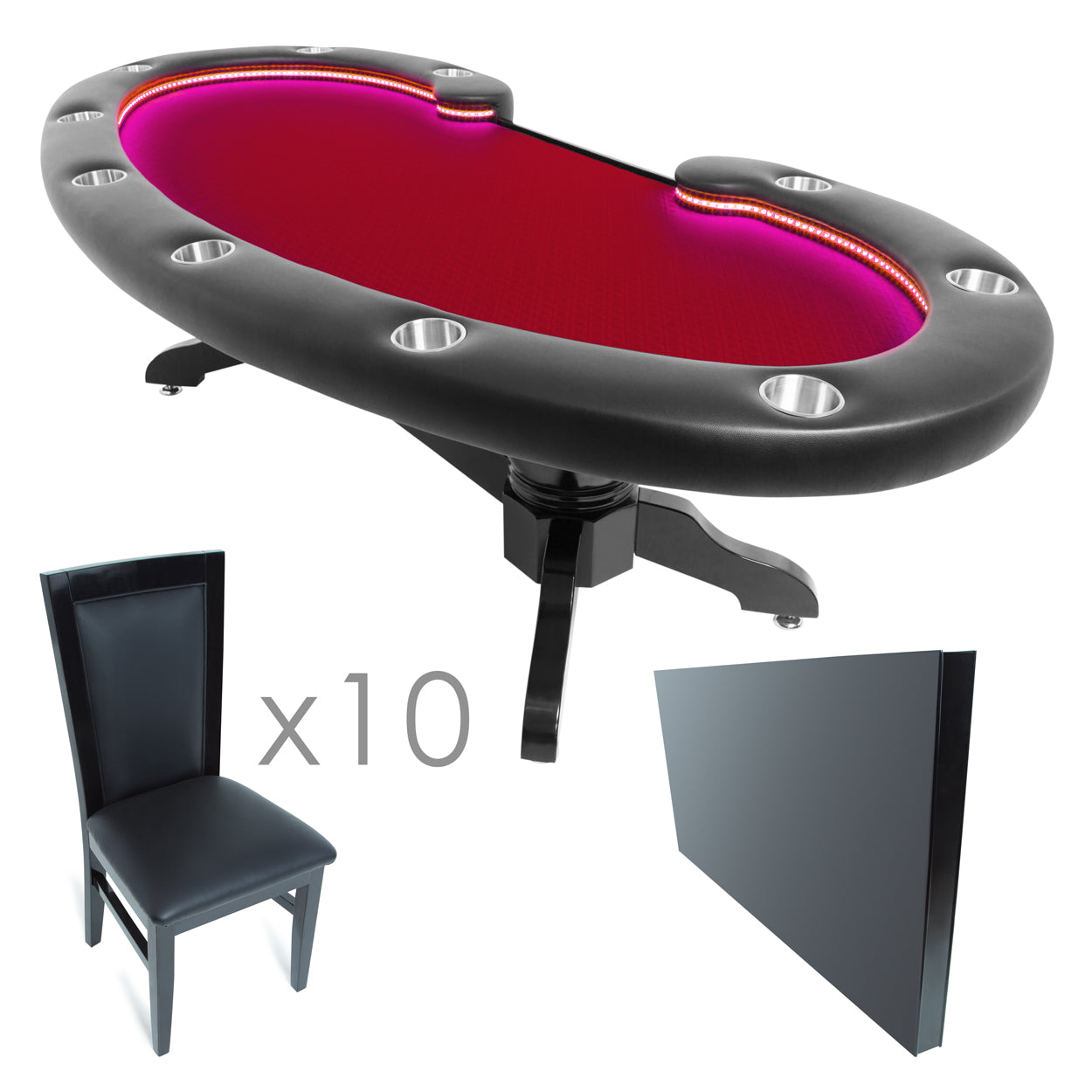 BBO Poker Table The Lumen HD LED Poker Table (2BBO-LUM)