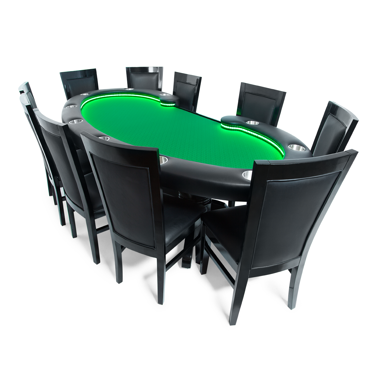 BBO Poker Table The Lumen HD LED Poker Table (2BBO-LUM)
