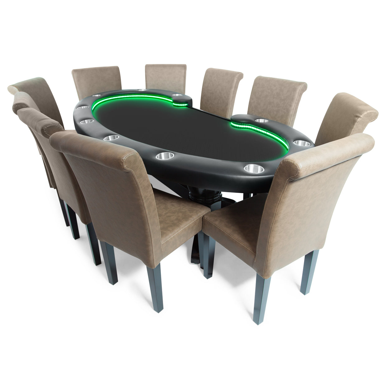 BBO Poker Table The Lumen HD LED Poker Table (2BBO-LUM)