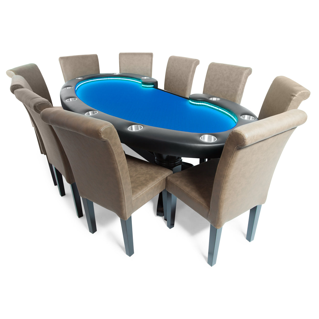 BBO Poker Table The Lumen HD LED Poker Table (2BBO-LUM)