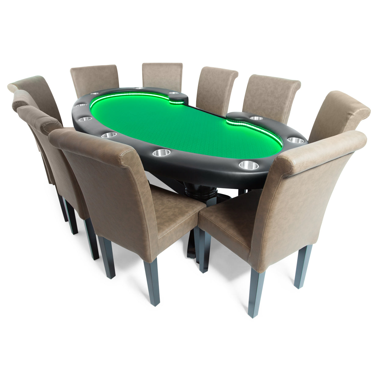 BBO Poker Table The Lumen HD LED Poker Table (2BBO-LUM)