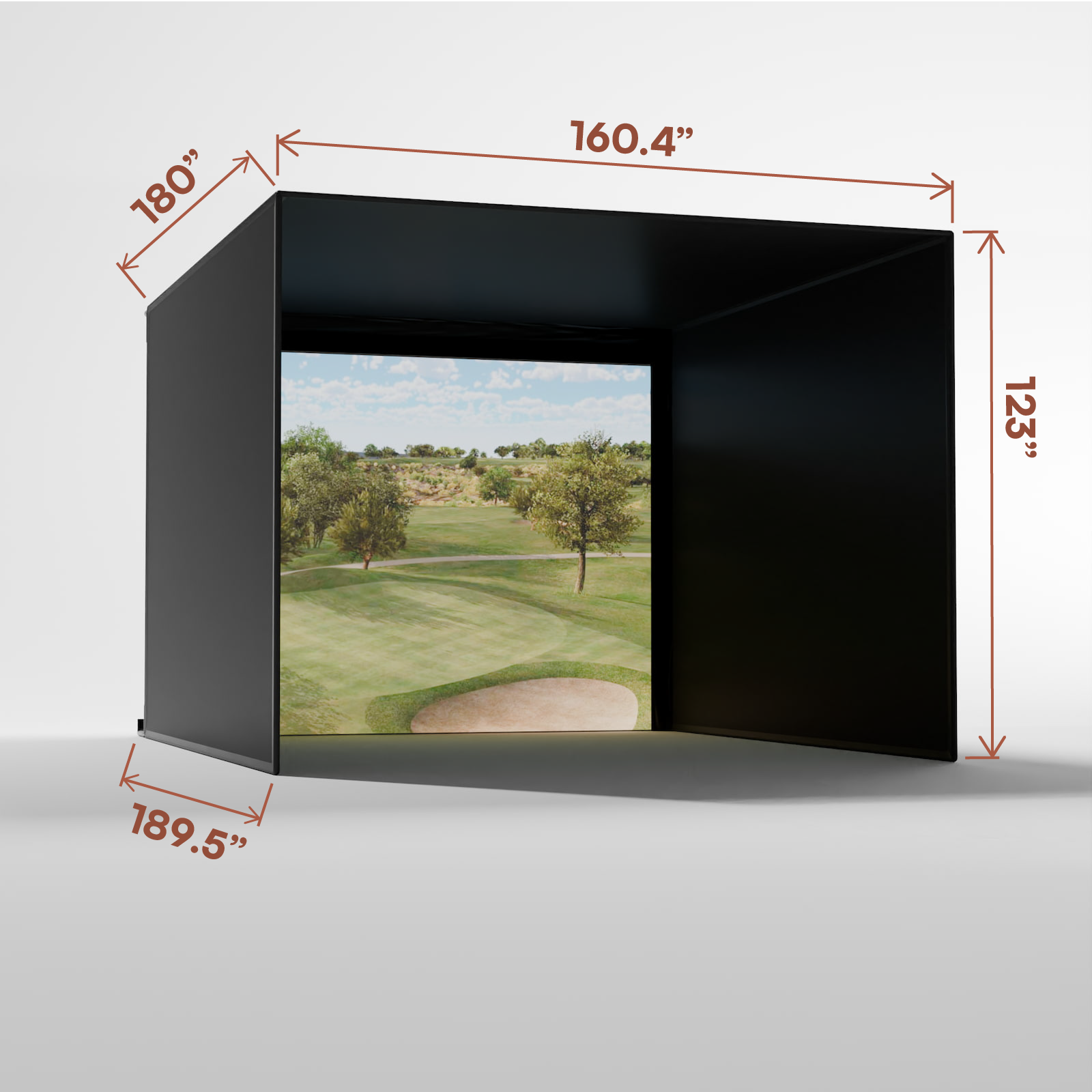 Carl’s Place Pro Golf Enclosure Kit with Impact Screen
