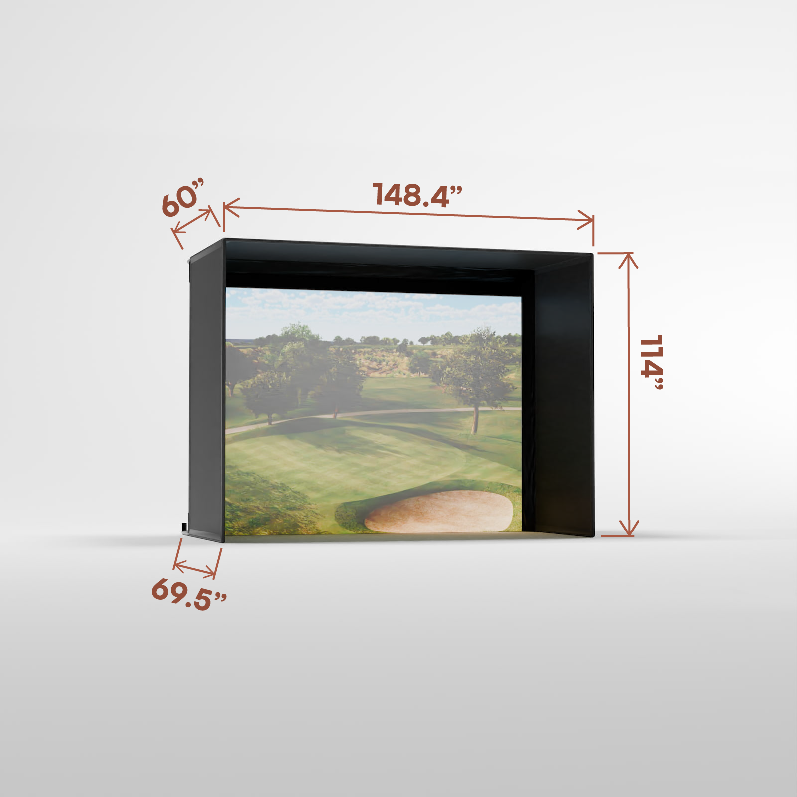 Carl’s Place Pro Golf Enclosure Kit with Impact Screen