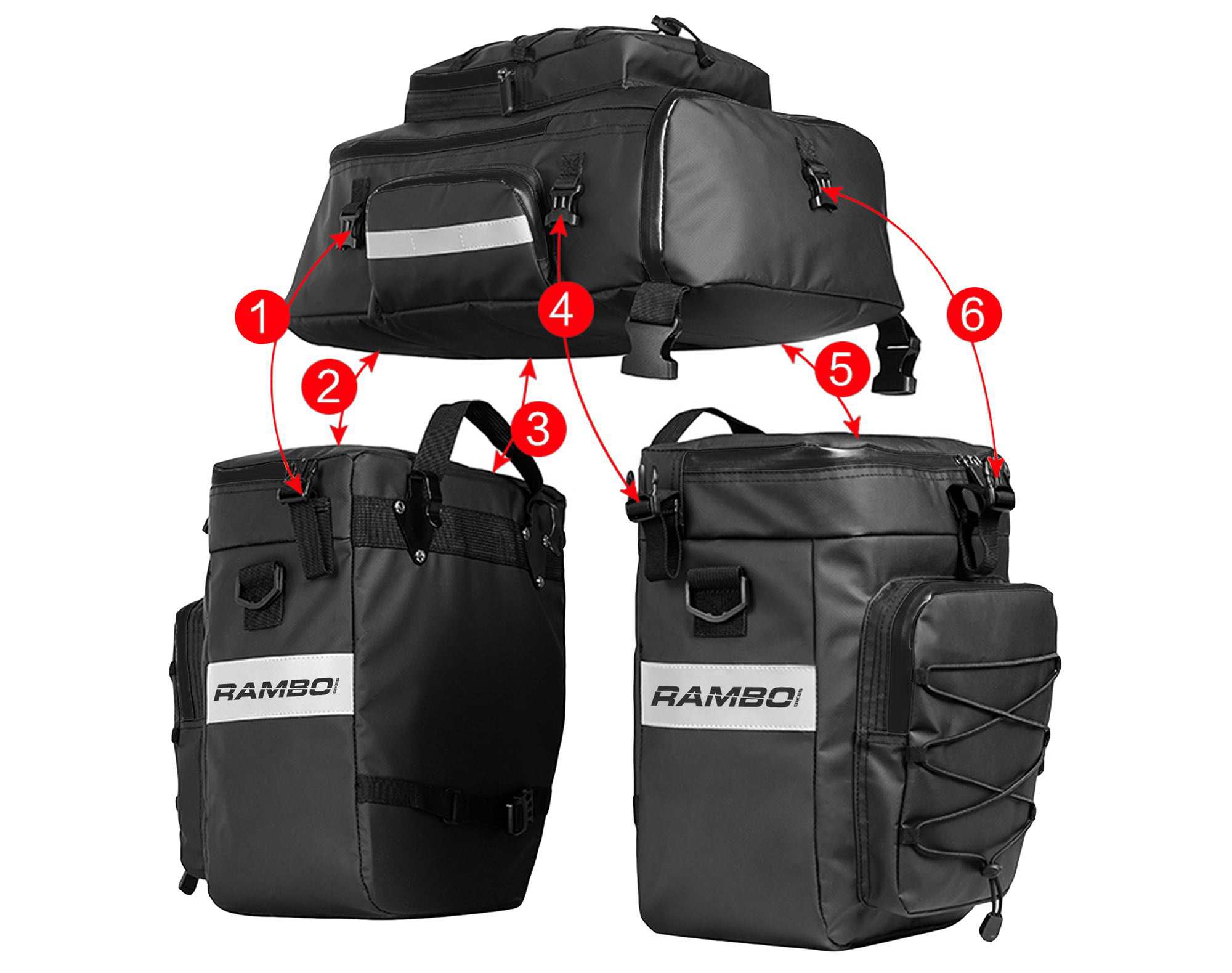 Waterproof Triple Accessory Bag- R161
