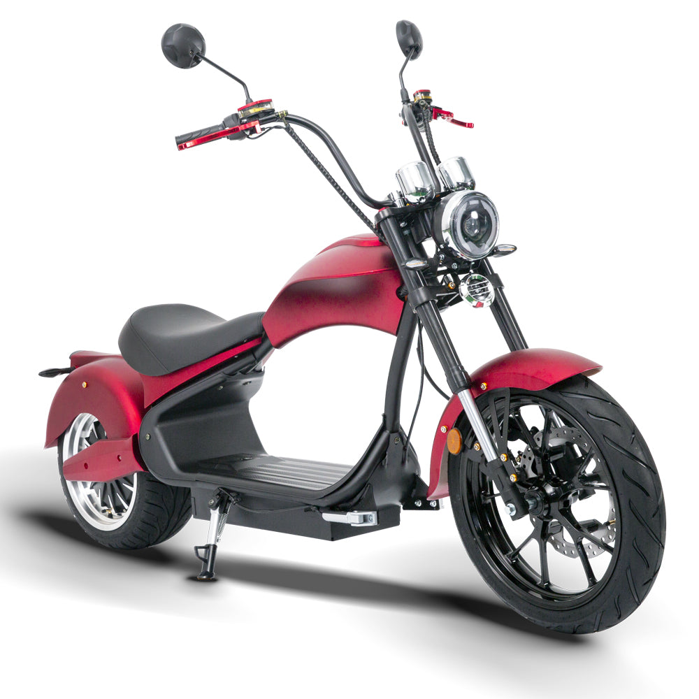 SoverSky 4000w-45MPH SoverSky MH3 Lithium Chopper Scooter Electric Motorcycle