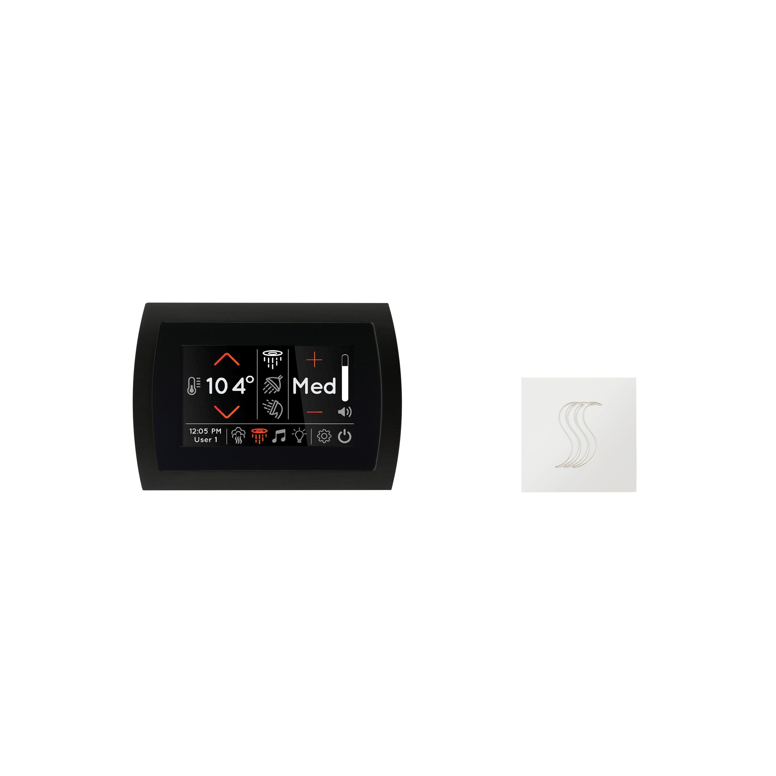 ThermaSol STC-SVSQ Signatouch Steam Control and Steam Head Kit Square