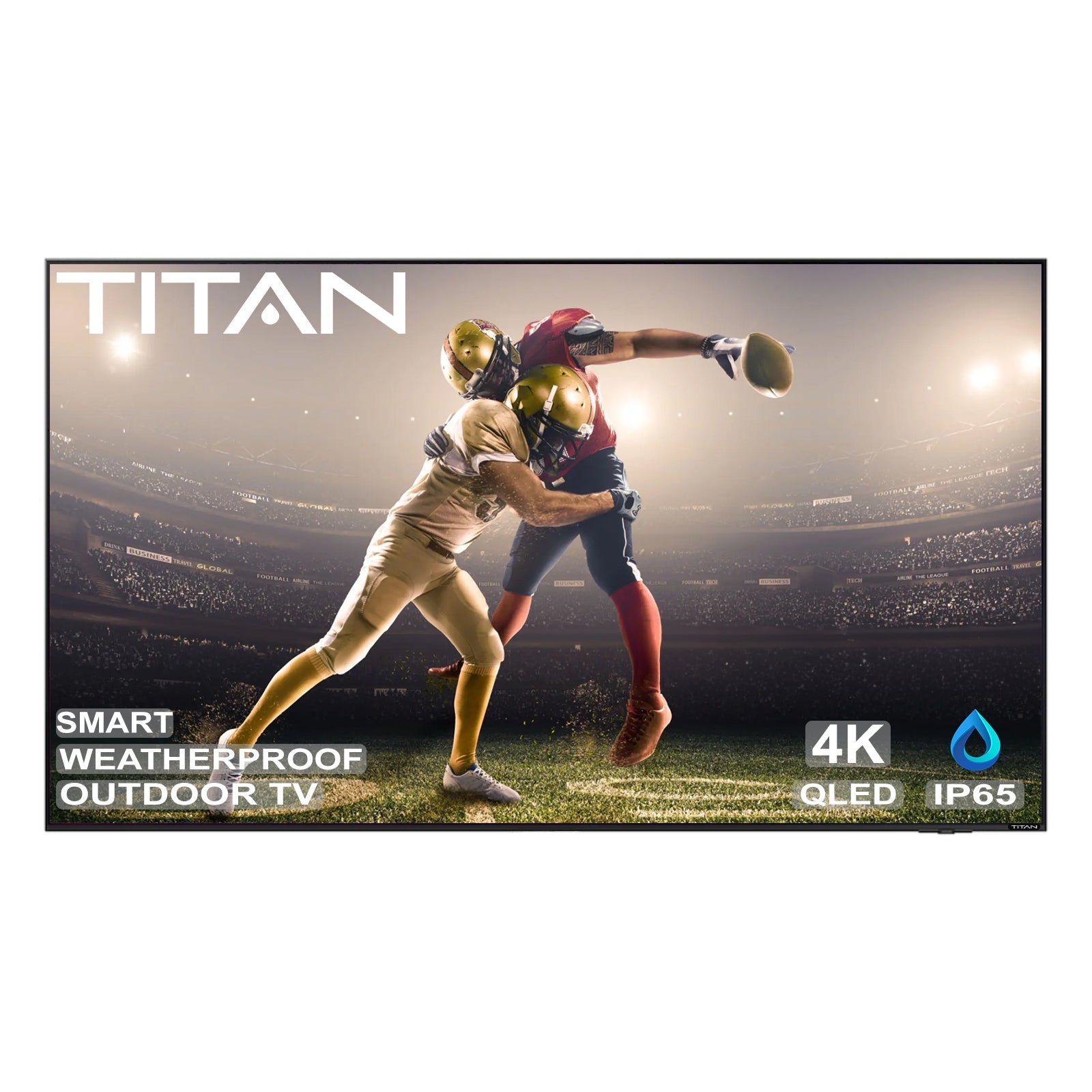 Titan Weatherproof Outdoor TV Full Sun S-300 QLED 4K Smart TV powered by Samsung Tizen SmartThings (S300-QLED)