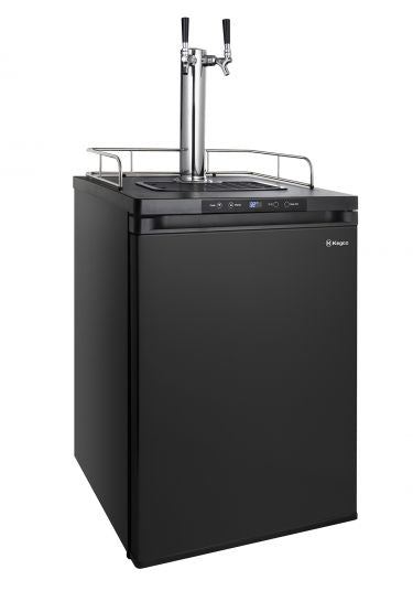 Kegco 24" Wide Digital Kegerator – Single, Dual & Triple Tap | Black, Stainless Steel & Black Stainless Steel
