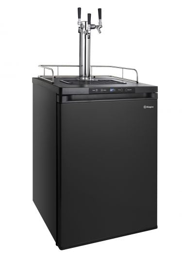 Kegco 24" Wide Digital Kegerator – Single, Dual & Triple Tap | Black, Stainless Steel & Black Stainless Steel